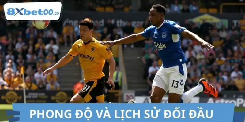 Phong độ thực tế và lịch sử đối đầu giữa Wolves vs Everton Phong độ thực tế và lịch sử đối đầu giữa Wolves vs Everton